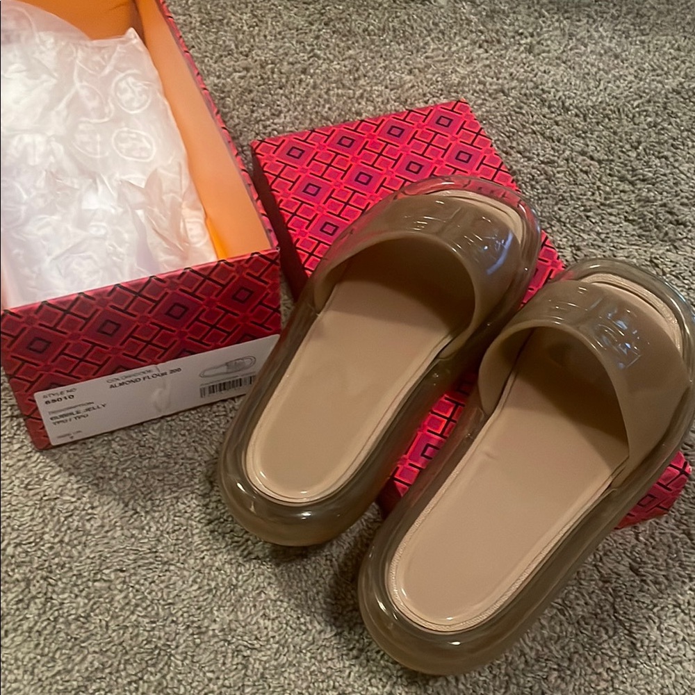 Tory Burch Tan Leather Sandals